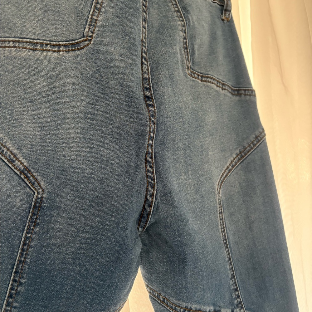 SHEIN Women's High Rise Blue Jeans